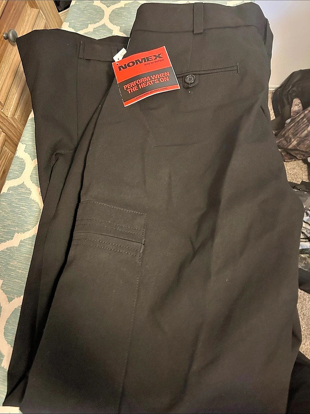 Gibson & Barnes Sentinel Pants Cargo Black Waist 36x33